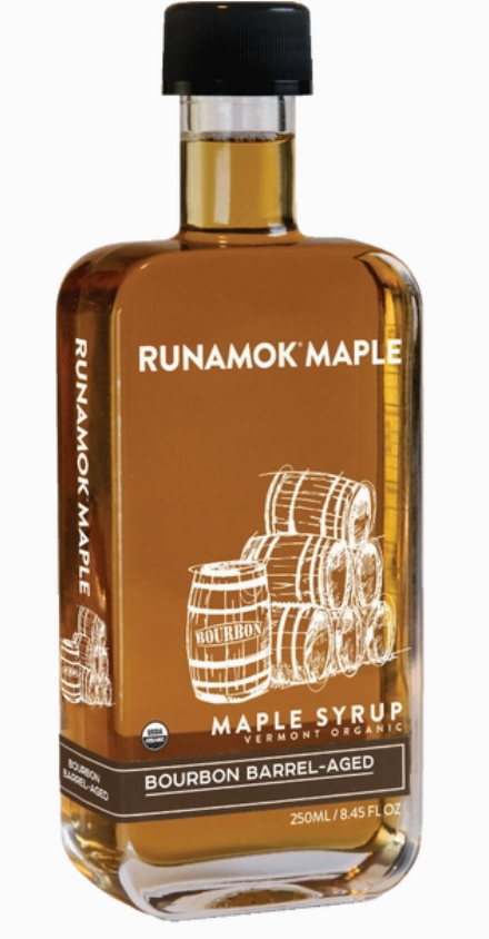 Bourbon Barrel-Aged Organic Vermont Maple Syrup